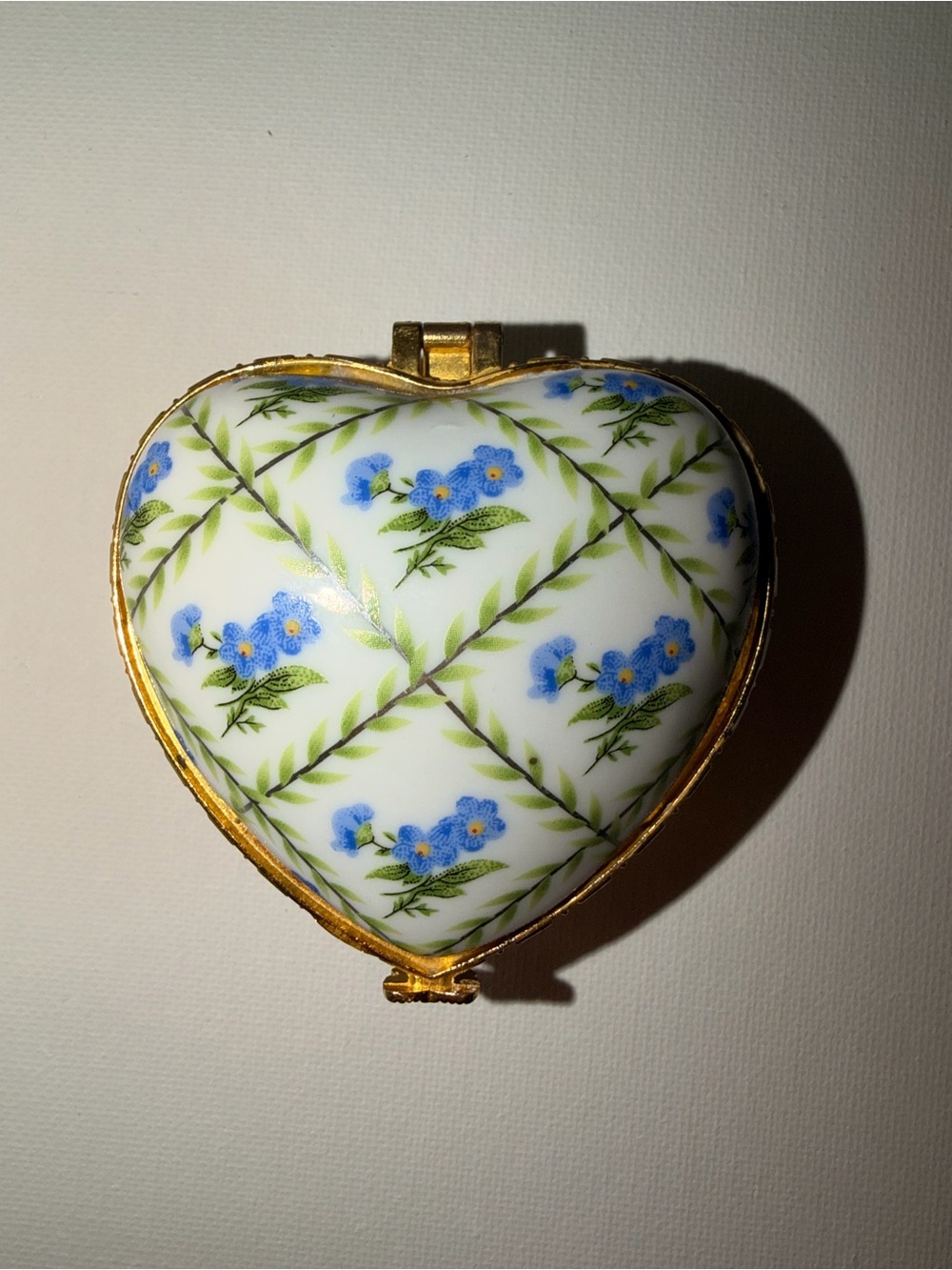Vintage Porcelain Trinket Box